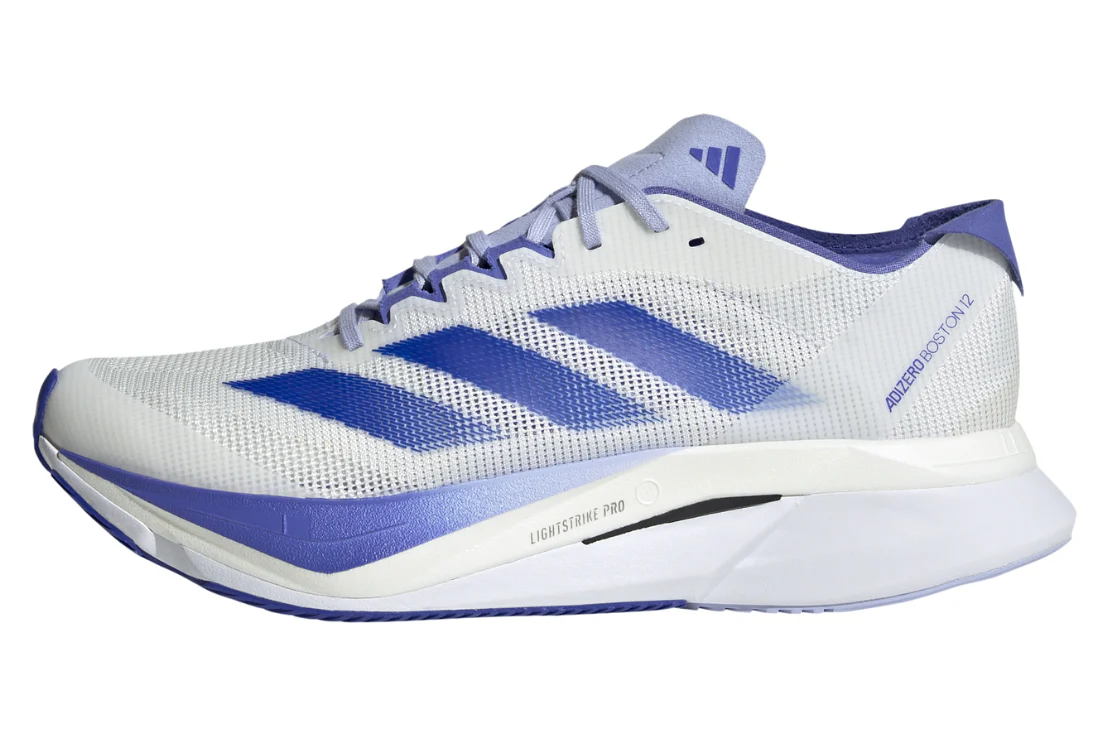 Adizero Boston 12 Women's :Cloud White | Lucid Blue