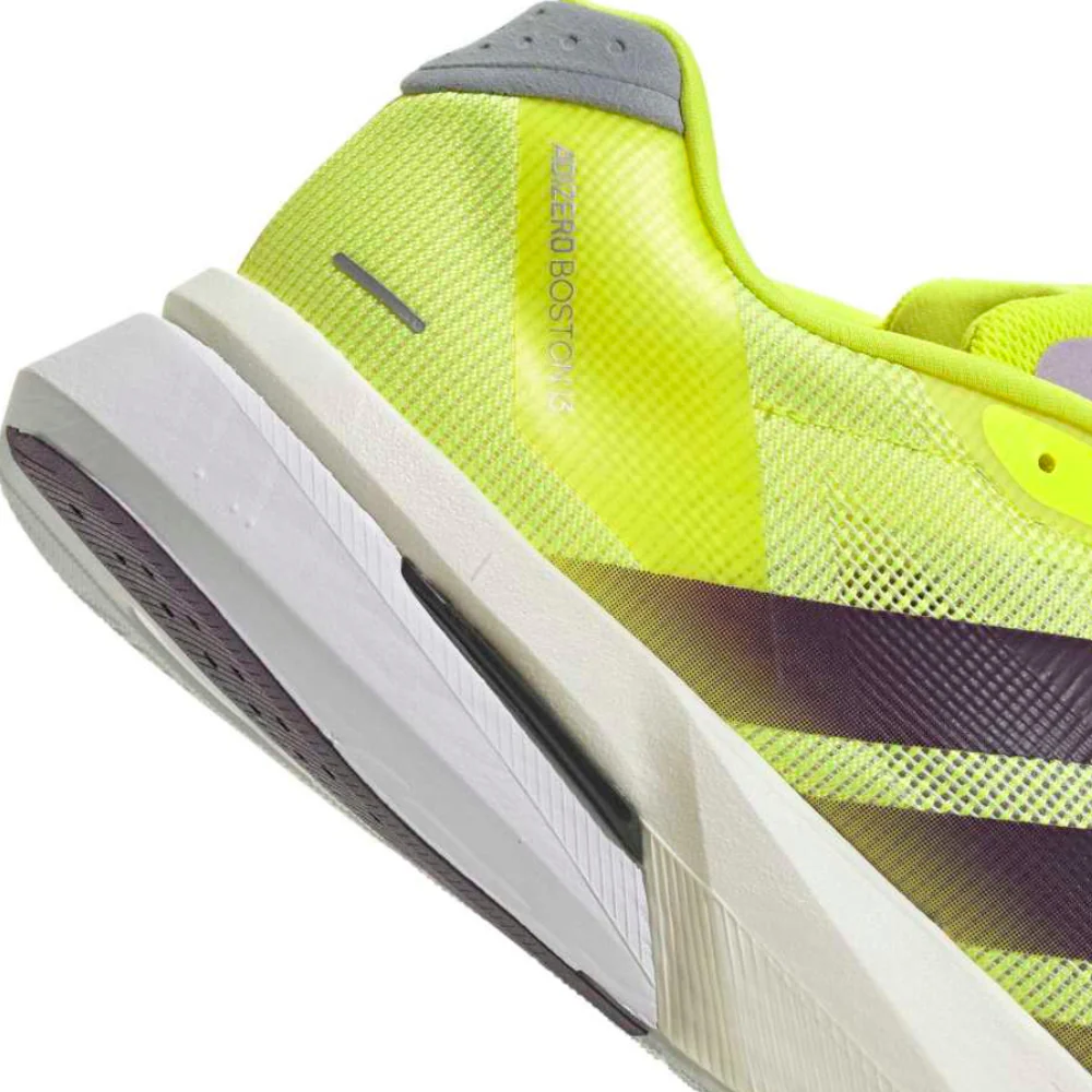 Adizero Boston 13 Men's :Solar Yellow | Aurora Plum - Image 4