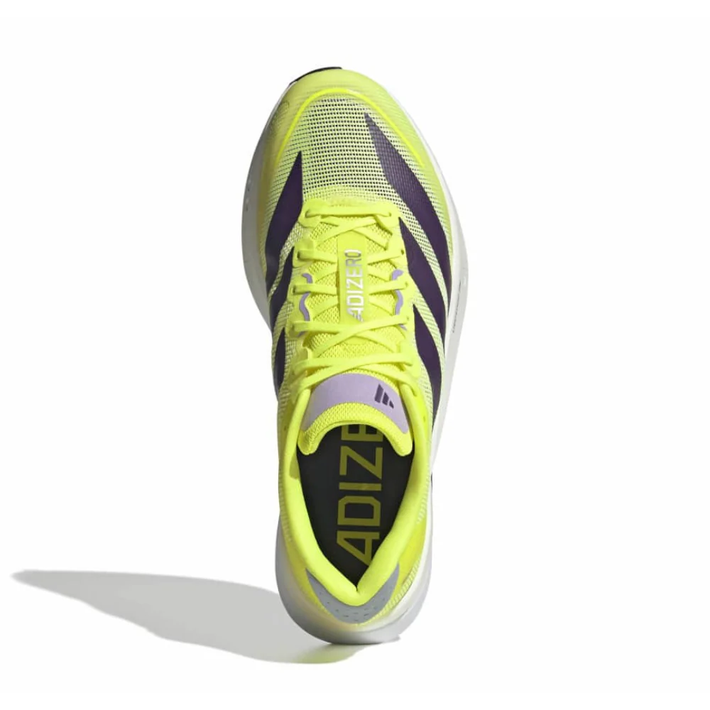 Adizero Boston 13 Men's :Solar Yellow | Aurora Plum - Image 5