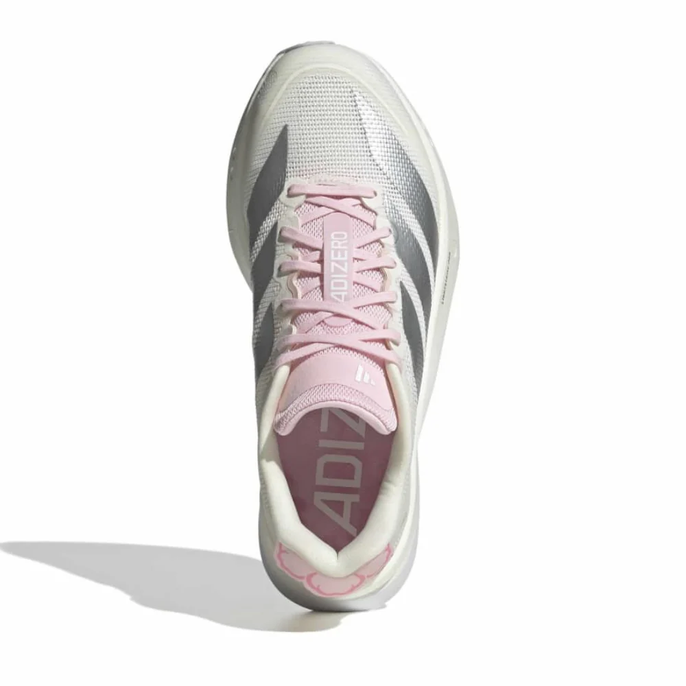 Adizero Boston 13 Women's :Core White | Clear Pink - Image 6