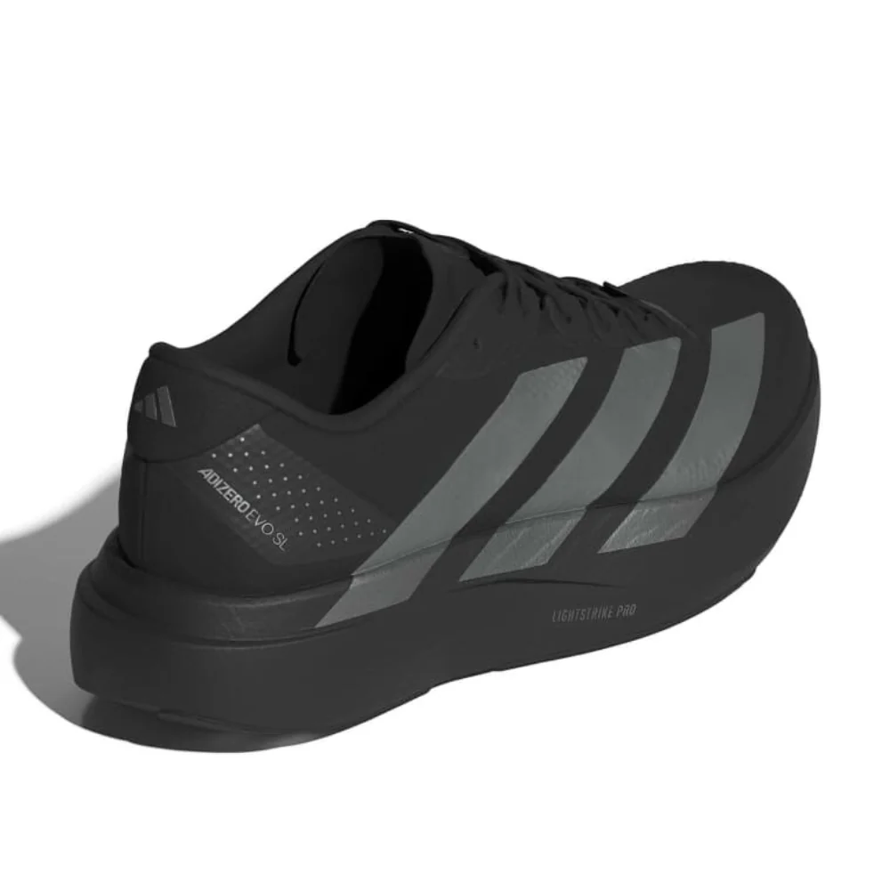 Adizero Evo SL Woven Men's :Core Black | Iron Metallic - Image 3