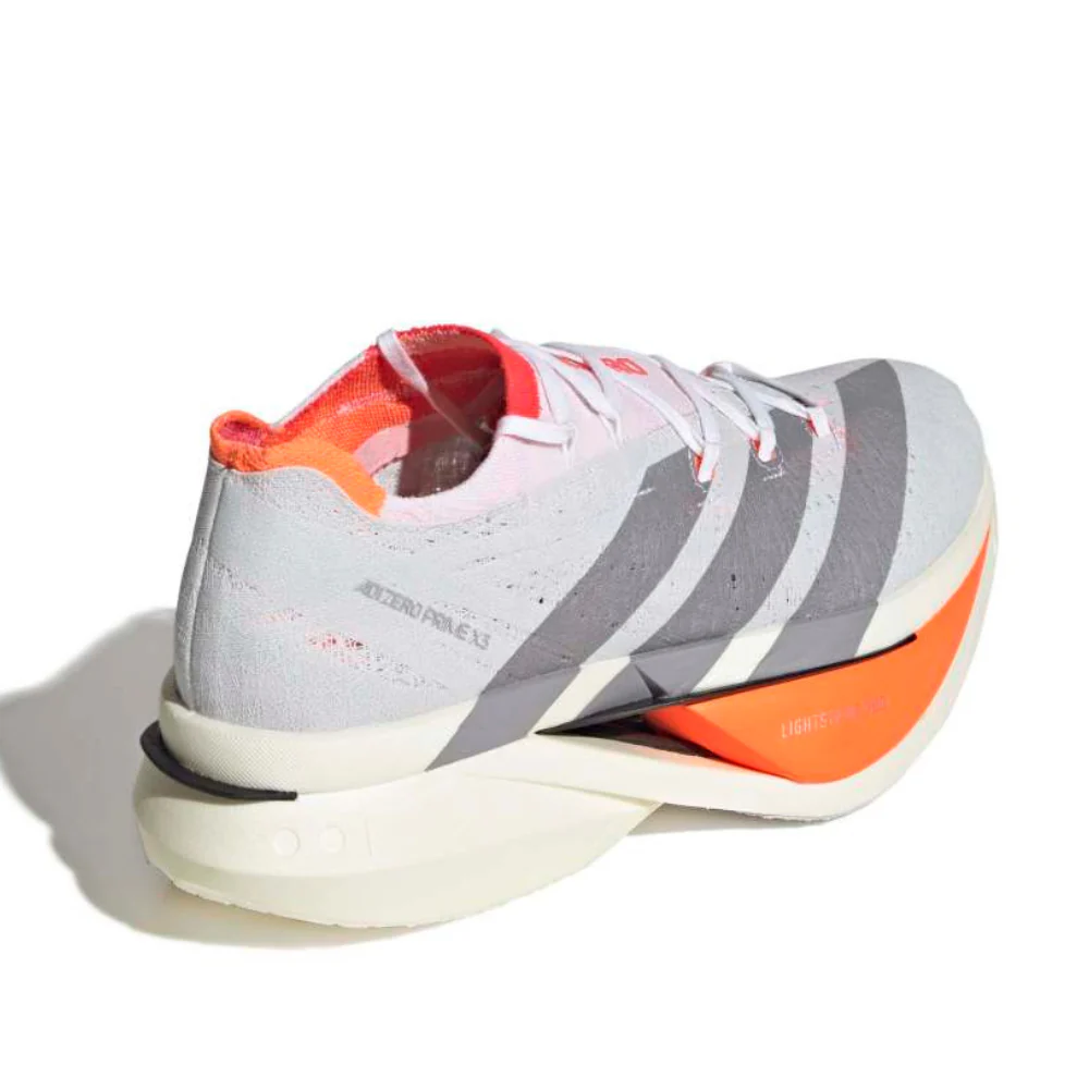 Adizero Prime X3 Strung :Cloud White | Lucid Red - Image 3