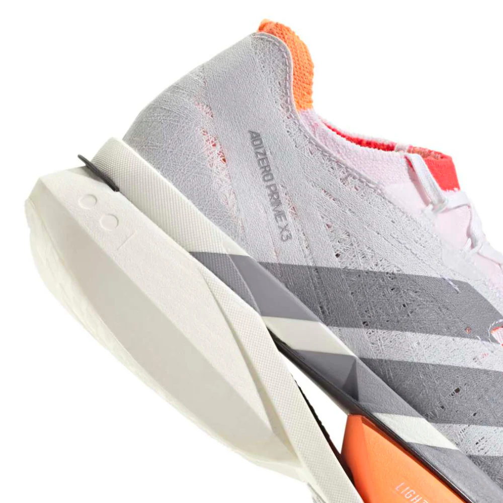 Adizero Prime X3 Strung :Cloud White | Lucid Red - Image 5
