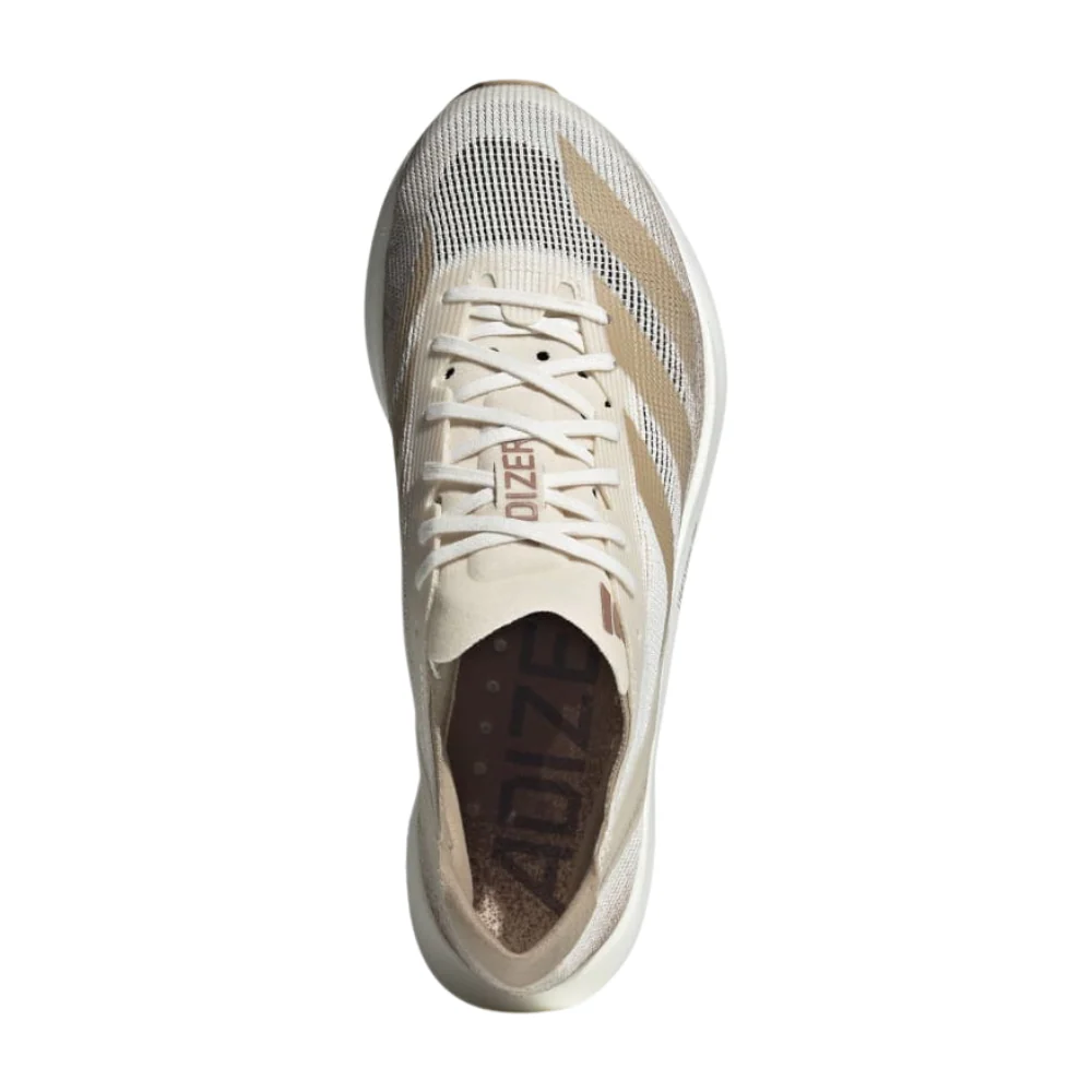 Adizero Takumi Sen 10 Women's :Chalk White | Warm Sandstone - Image 2