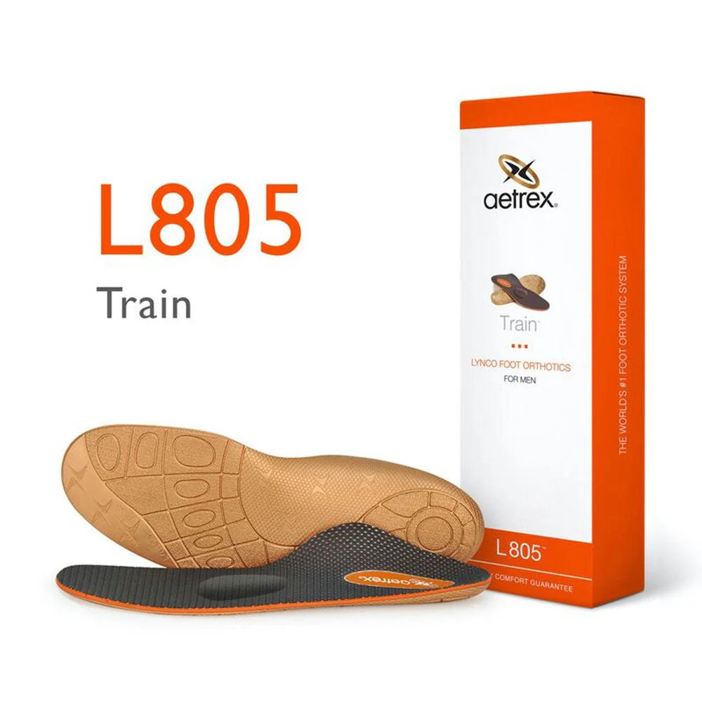 Aetrex Men's Train Orthotics Metatarsal Support (Cupped | Supported)