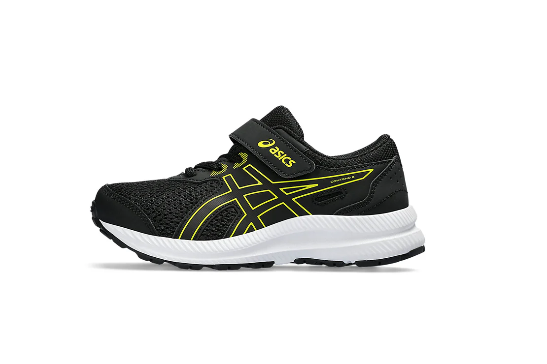 Contend 8 PS Younger Kids :Black I Bright Yellow