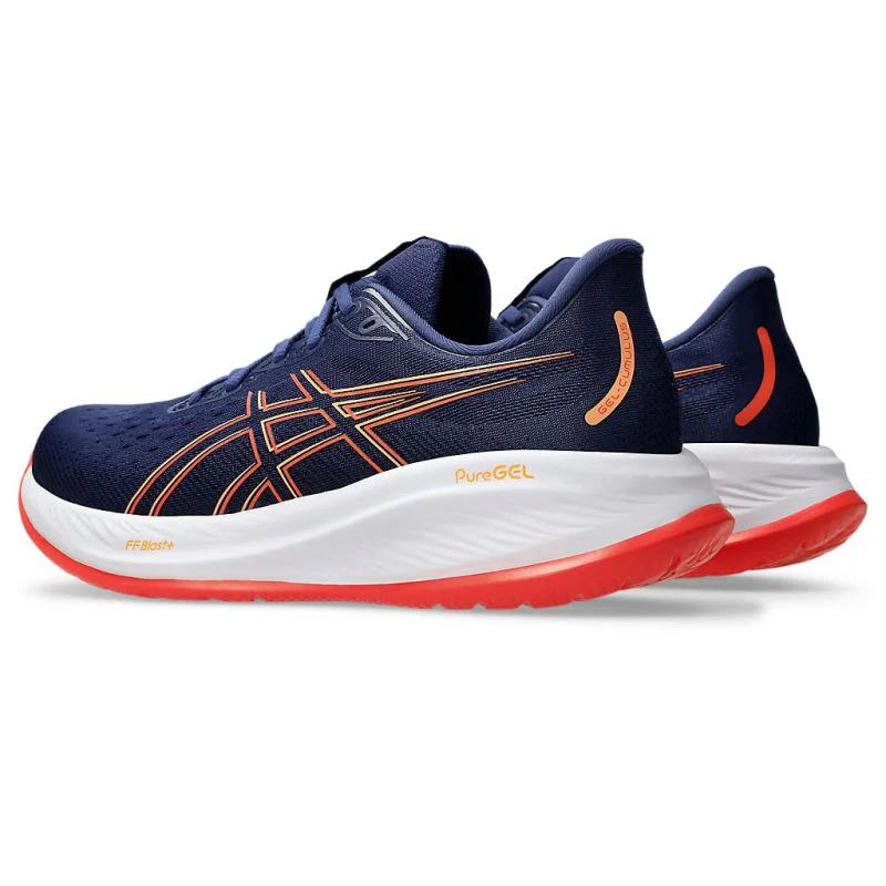 Gel-Cumulus 26 Men's :Indigo Blue | Coral Reef - Image 3