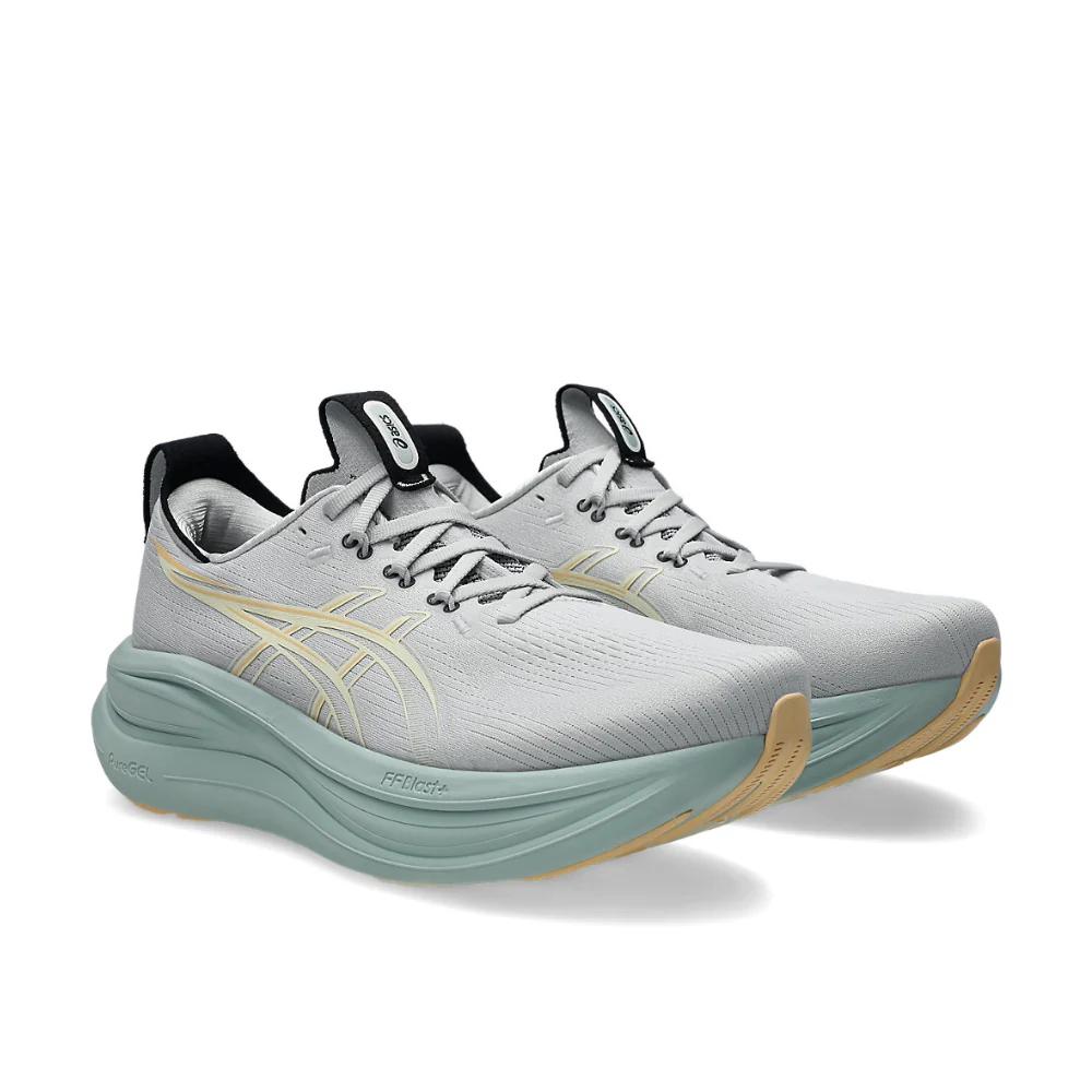 Gel-Nimbus 28 Men's :Cloud Grey | Cream - Image 2