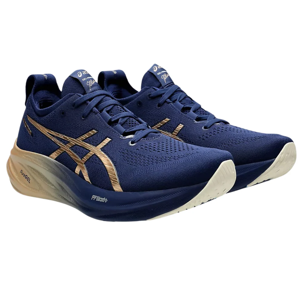 Gel-Nimbus 26 Platinum Men's :Blue Expanse I Champagne - Image 2