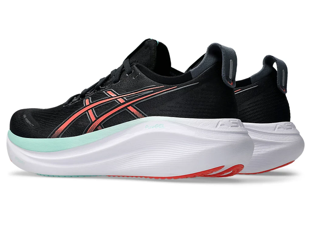 Gel-Nimbus 27 Men's :Black | Coral Reef - Image 2