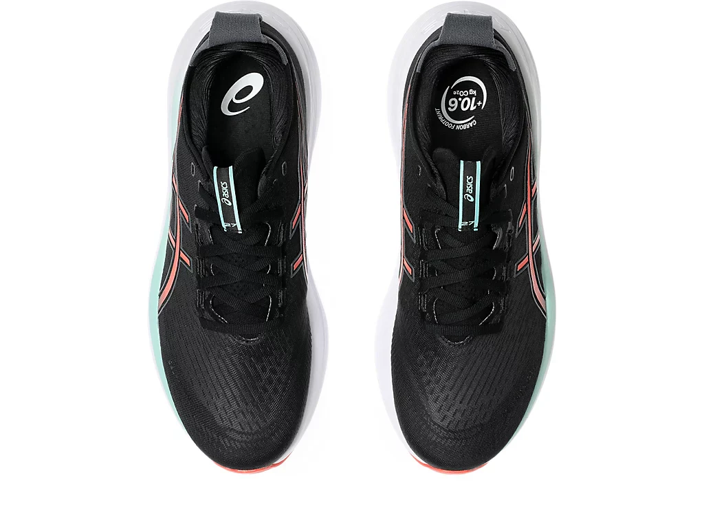 Gel-Nimbus 27 Men's :Black | Coral Reef - Image 4