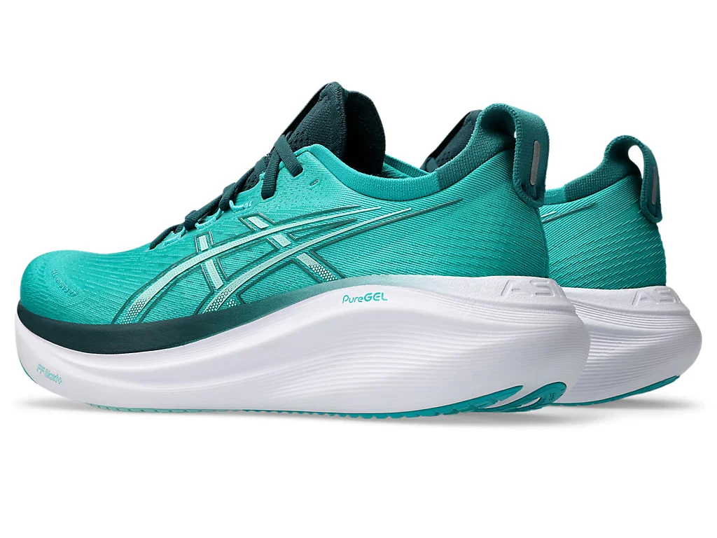 Gel-Nimbus 27 Men's :Wave Teal | Saxon Green - Image 3