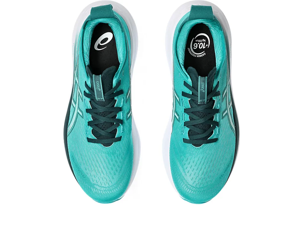 Gel-Nimbus 27 Men's :Wave Teal | Saxon Green - Image 5