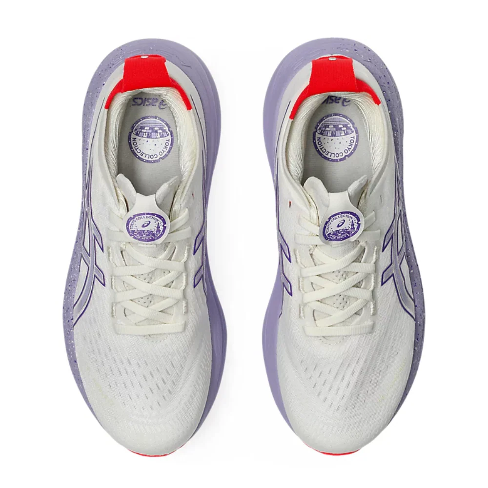 Gel-Nimbus 27 Tokyo Women's :Cream | Edo Purple - Image 3