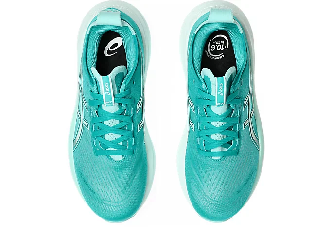 Gel-Nimbus 27 Women's :Wave Teal | Illuminate Mint - Image 5