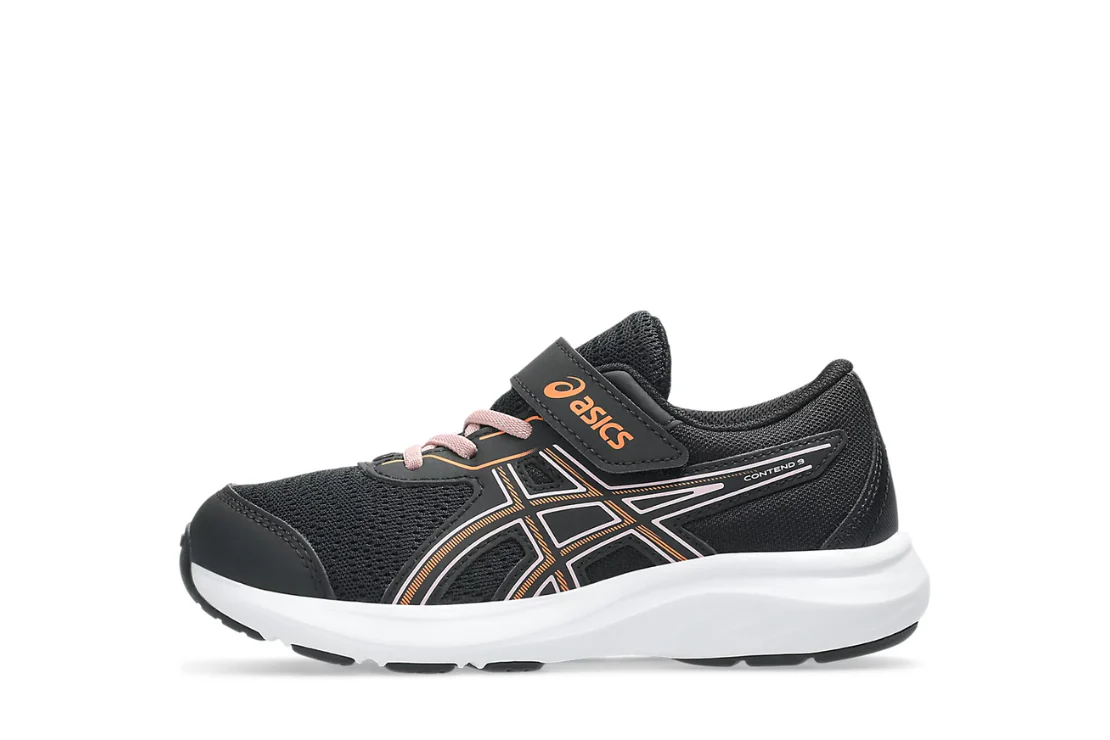 Contend 9 (PS) Younger Kids' :Black | Sun Peach