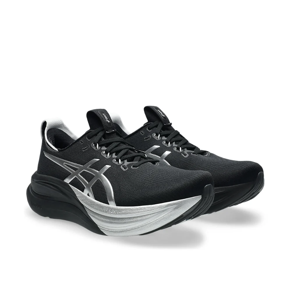 Gel-Nimbus 28 Platinum Men's :Platinum | Black - Image 2