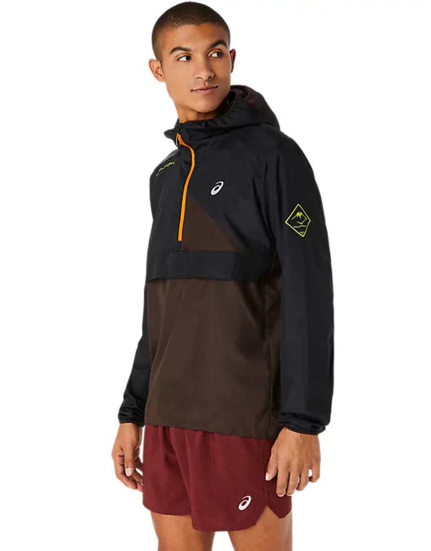 Men's Fujitrail Anorak Jacket: Black - Image 3