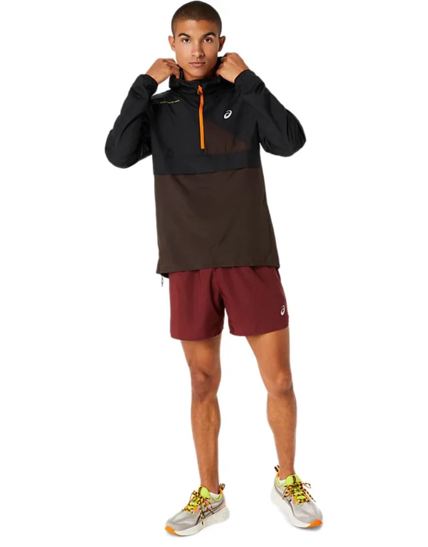 Men's Fujitrail Anorak Jacket: Black - Image 4