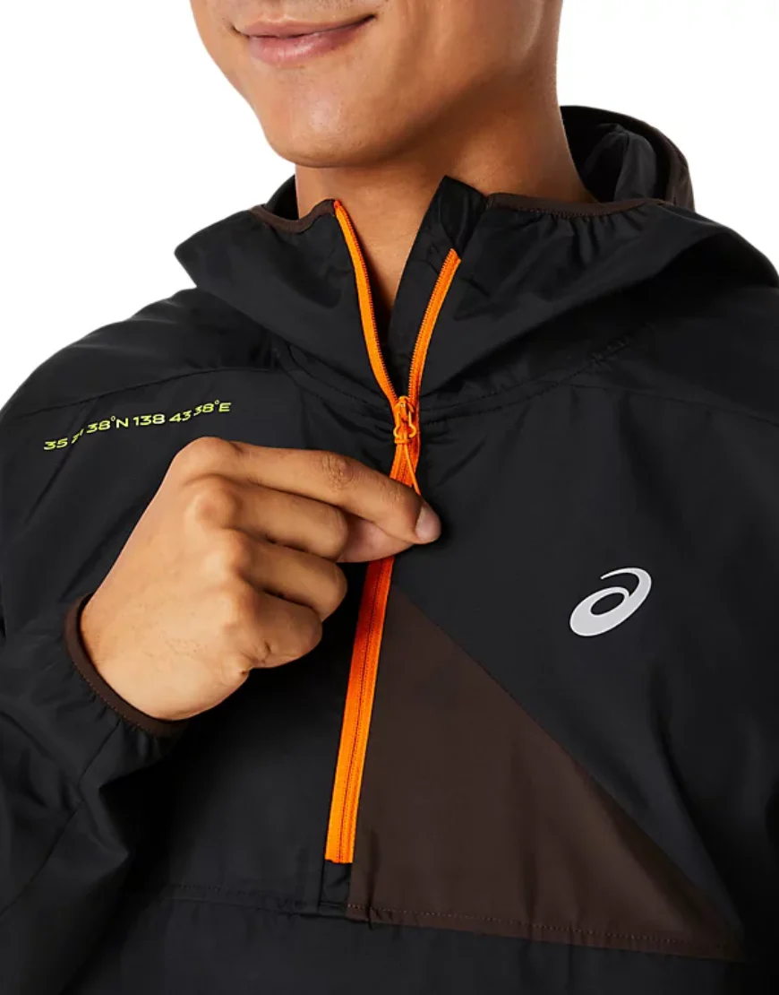 Men's Fujitrail Anorak Jacket: Black - Image 5