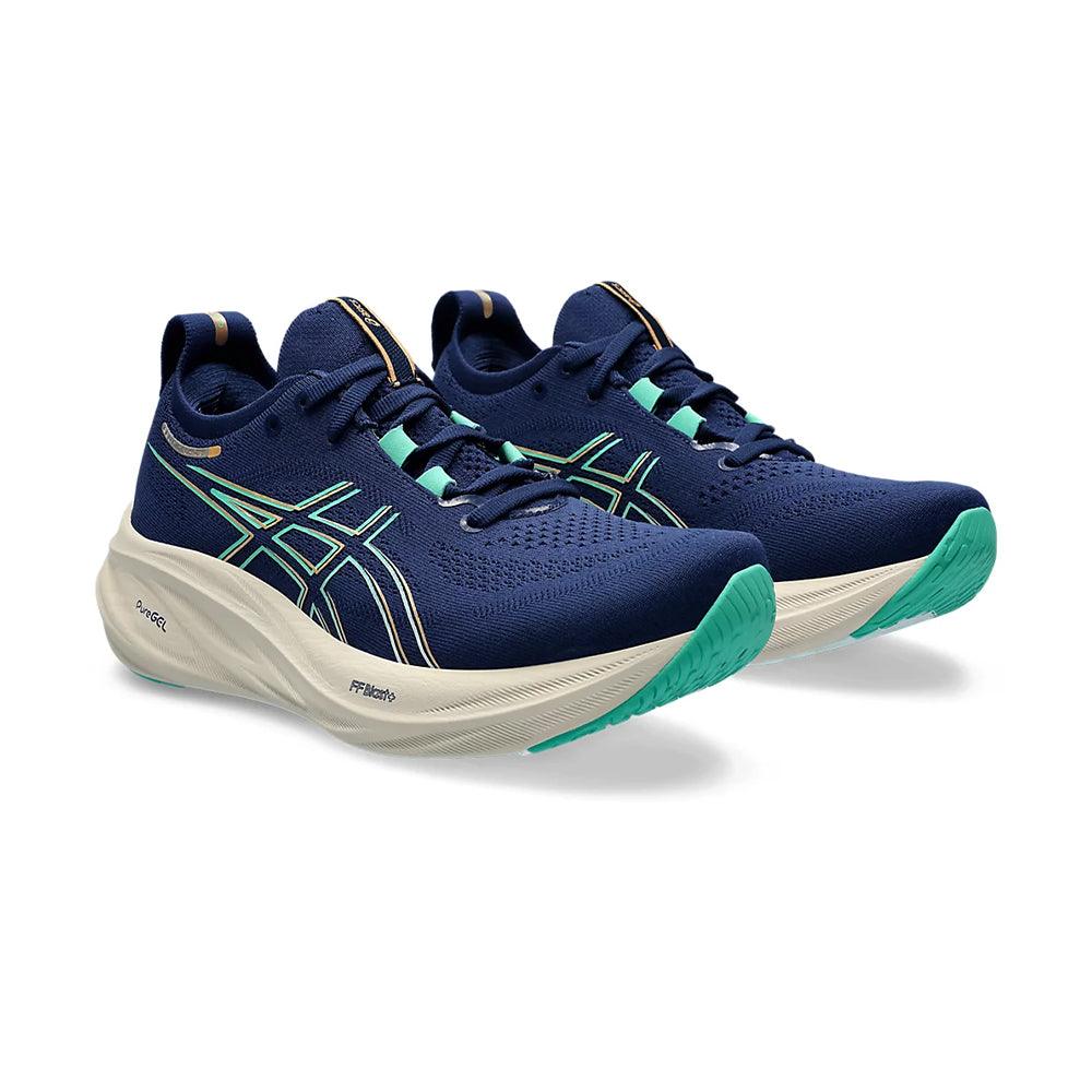 Gel-Nimbus 26 Women's :Blue Expanse | Aurora Green - Image 2