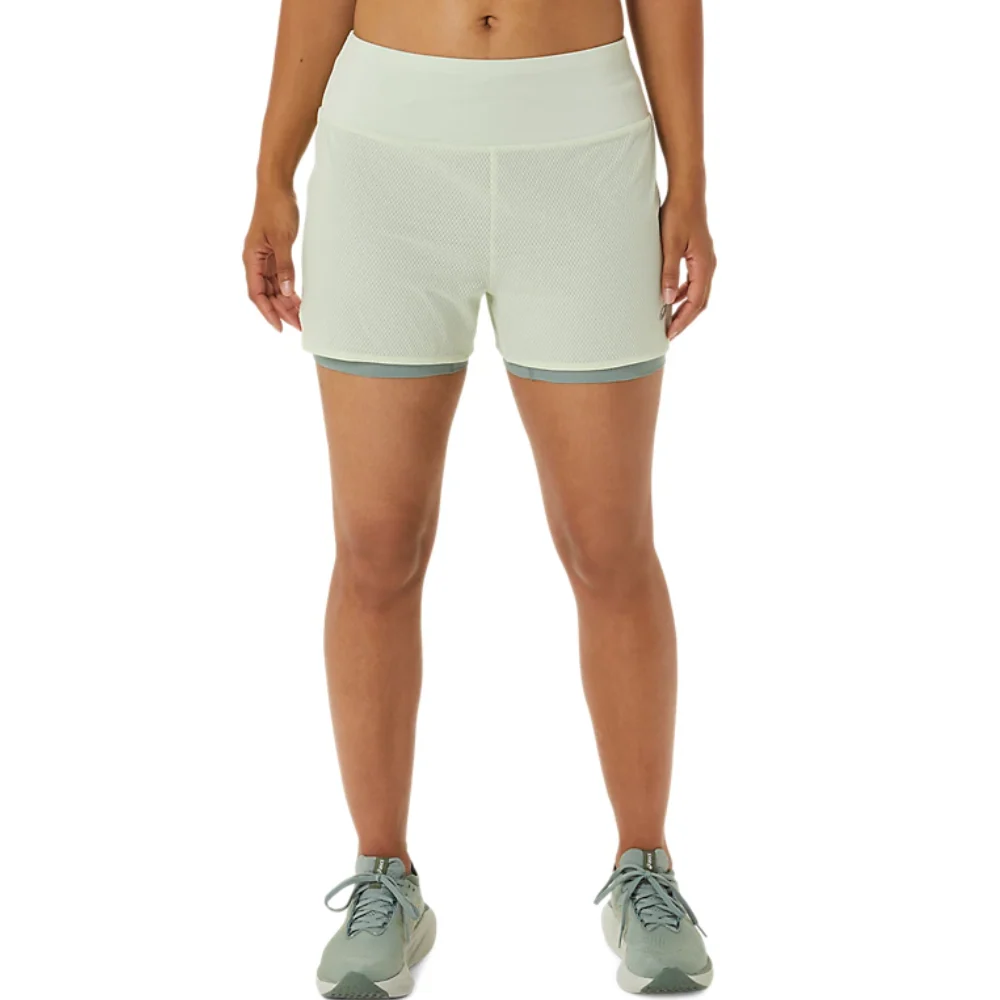 Women's Ventilate 2-IN-1 3.5 inch Short: Whisper Green | Slate Grey