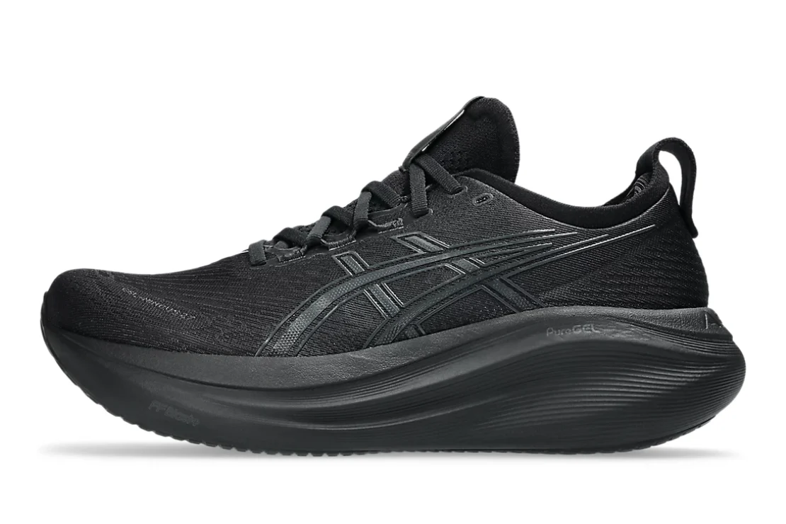Gel-Nimbus 27 (D) Women's :Black | Graphite Grey