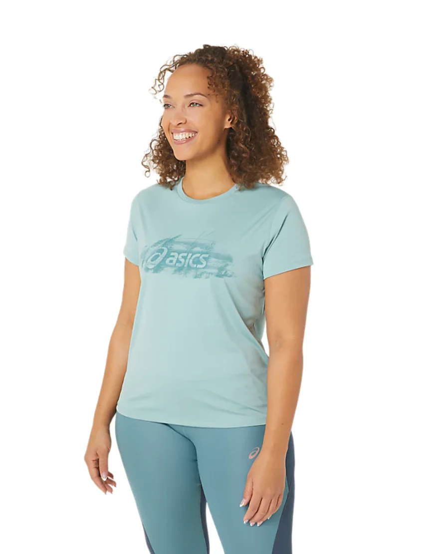 Women's Nagino Graphic Run Short Sleeve Top (2 Colors) - Image 7