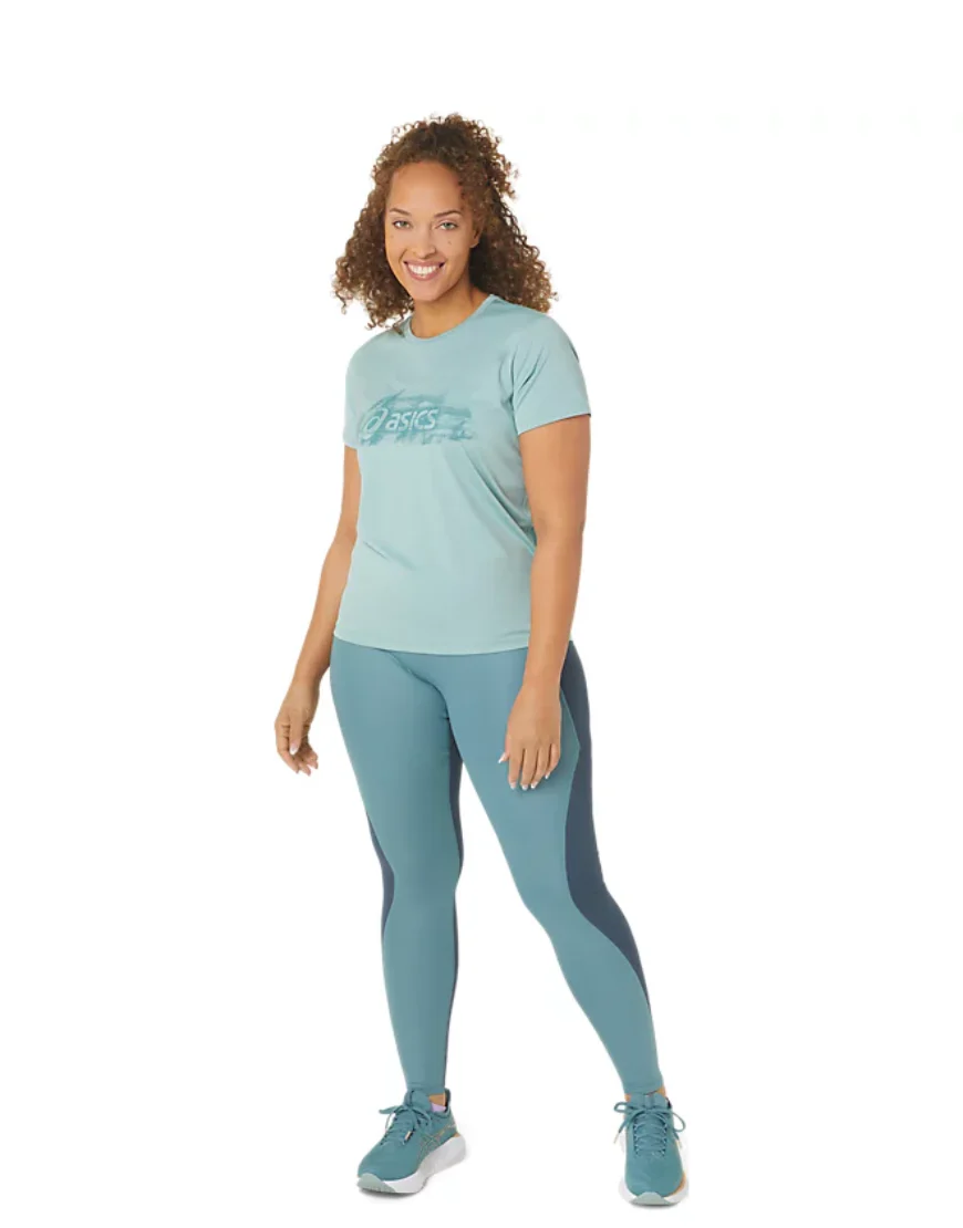 Women's Nagino Graphic Run Short Sleeve Top (2 Colors) - Image 9