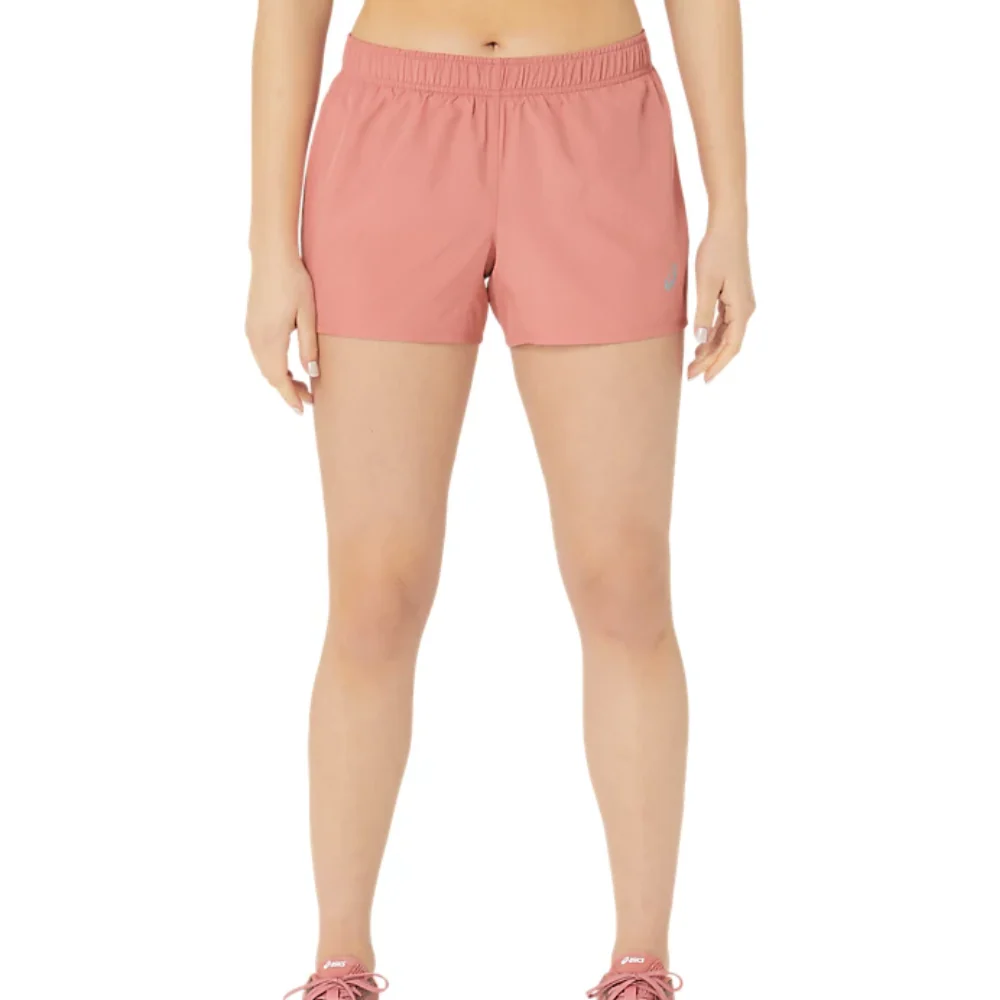 Women's Silver 4inch Shorts :Light Garnet