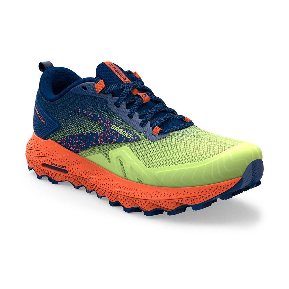Cascadia 17 Men's Trail :Sharp Green | Navy - Image 2