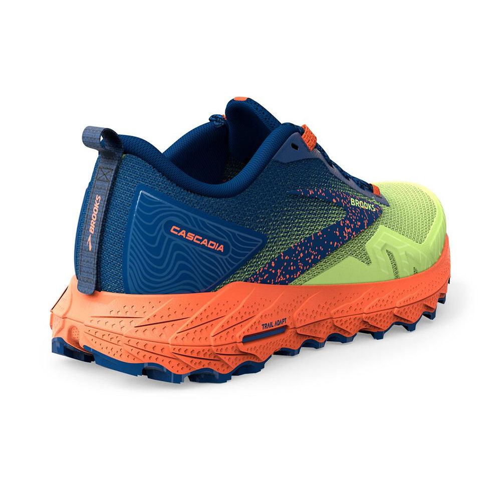 Cascadia 17 Men's Trail :Sharp Green | Navy - Image 4