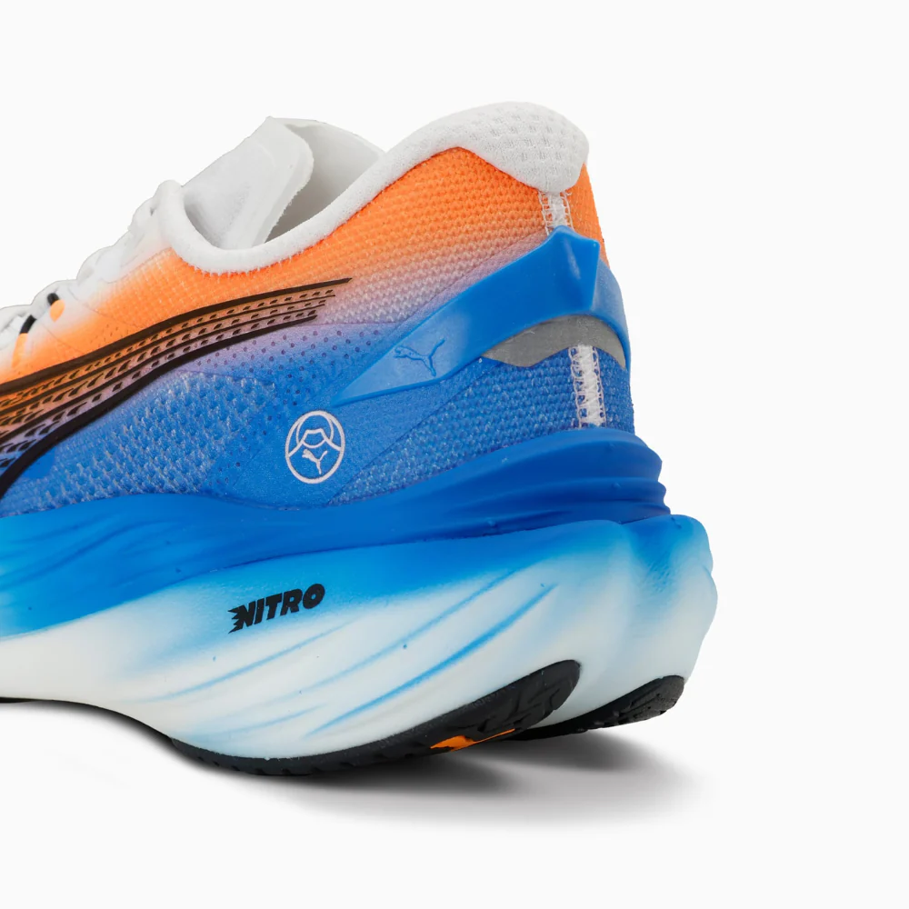 Deviate Nitro 3 Ekiden Men's :PUMA White | Heat Fire - Image 4