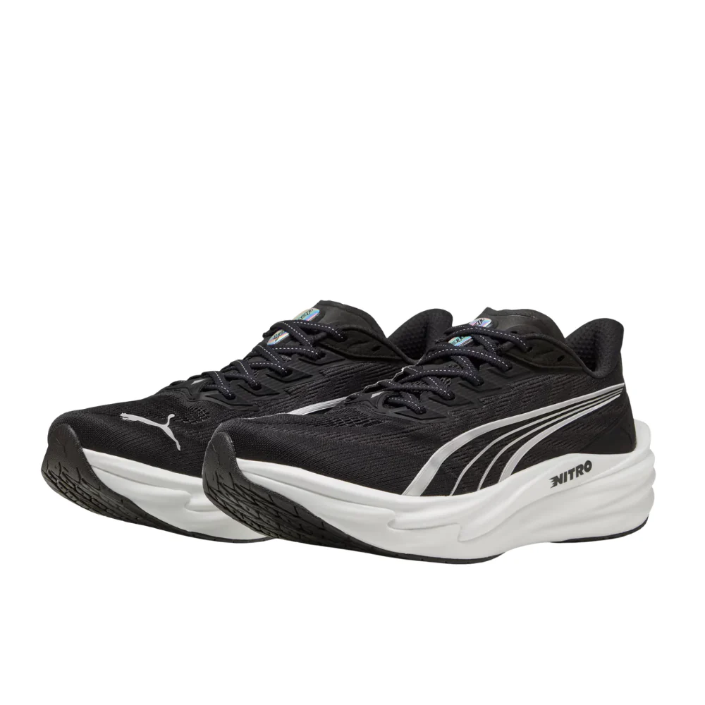 Deviate Nitro 4 Wide Men's :PUMA Black | PUMA White - Image 2