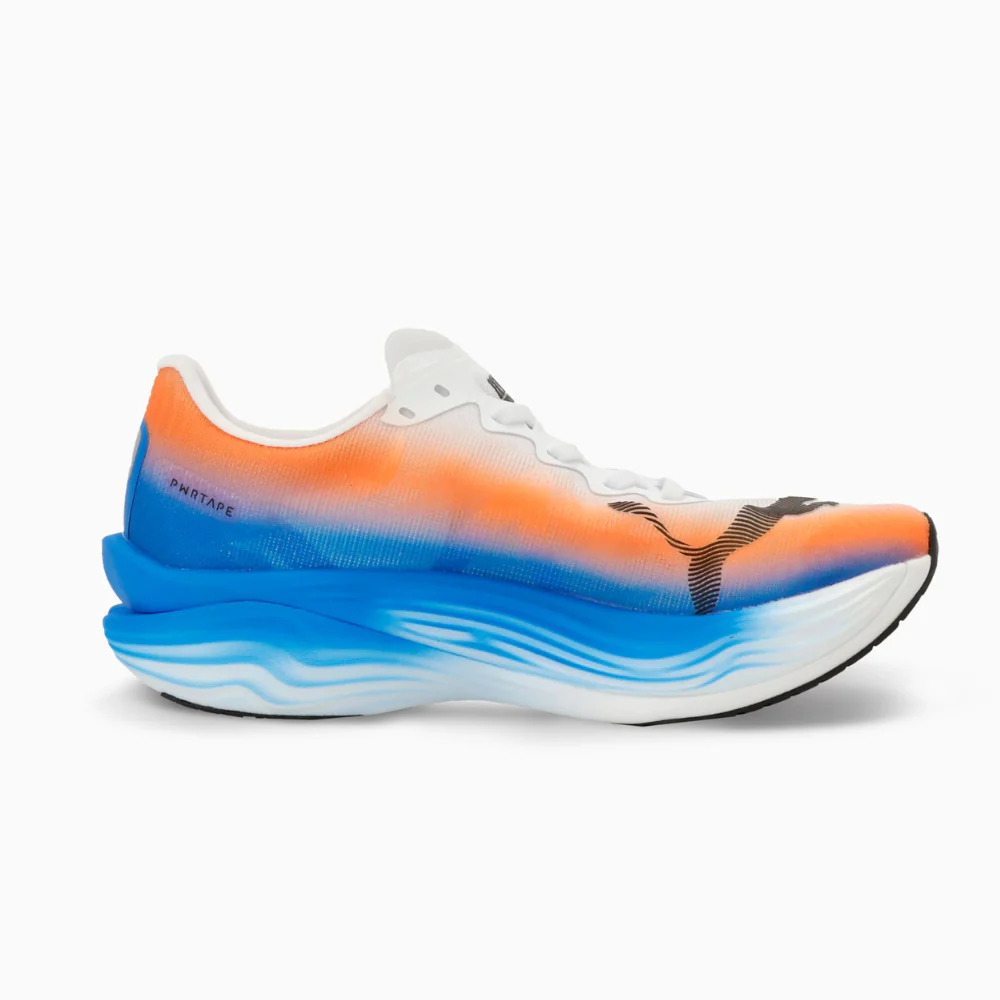 Deviate Nitro Elite 3 Ekiden Women's :PUMA White | Heat Fire - Image 3