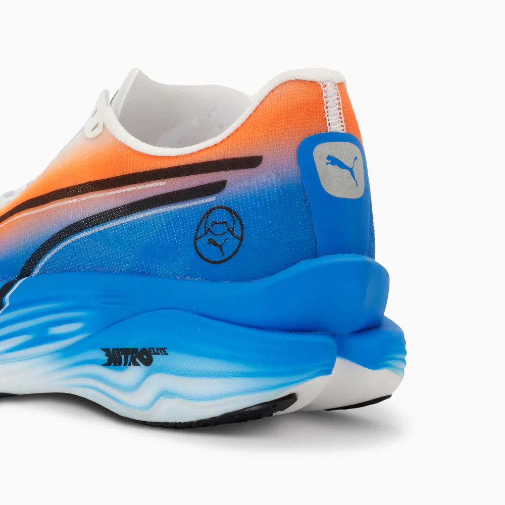 Deviate Nitro Elite 3 Ekiden Women's :PUMA White | Heat Fire - Image 4