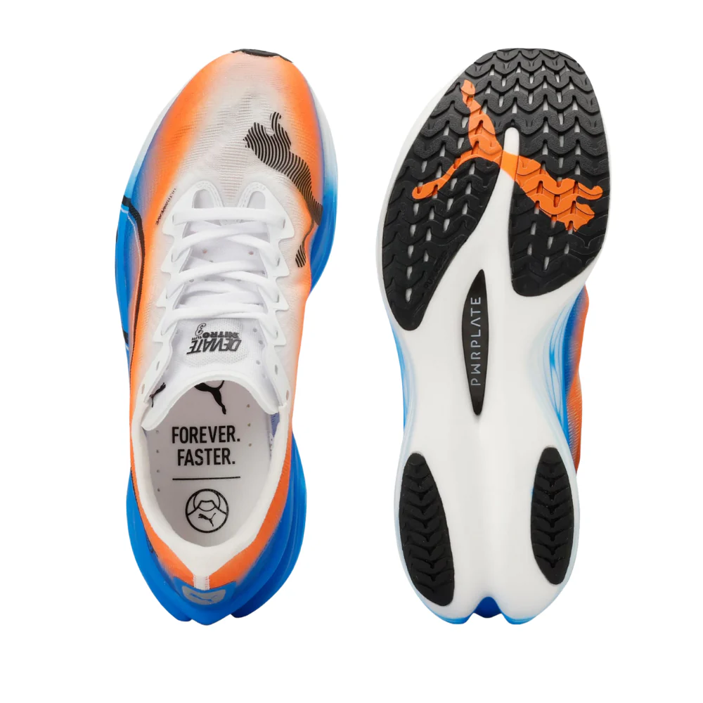 Deviate Nitro Elite 3 Ekiden Women's :PUMA White | Heat Fire - Image 6