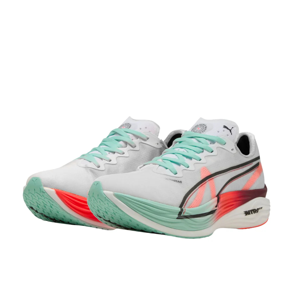 Hyrox Deviate Nitro Elite 3 Women's :White | Glowing Red - Image 2