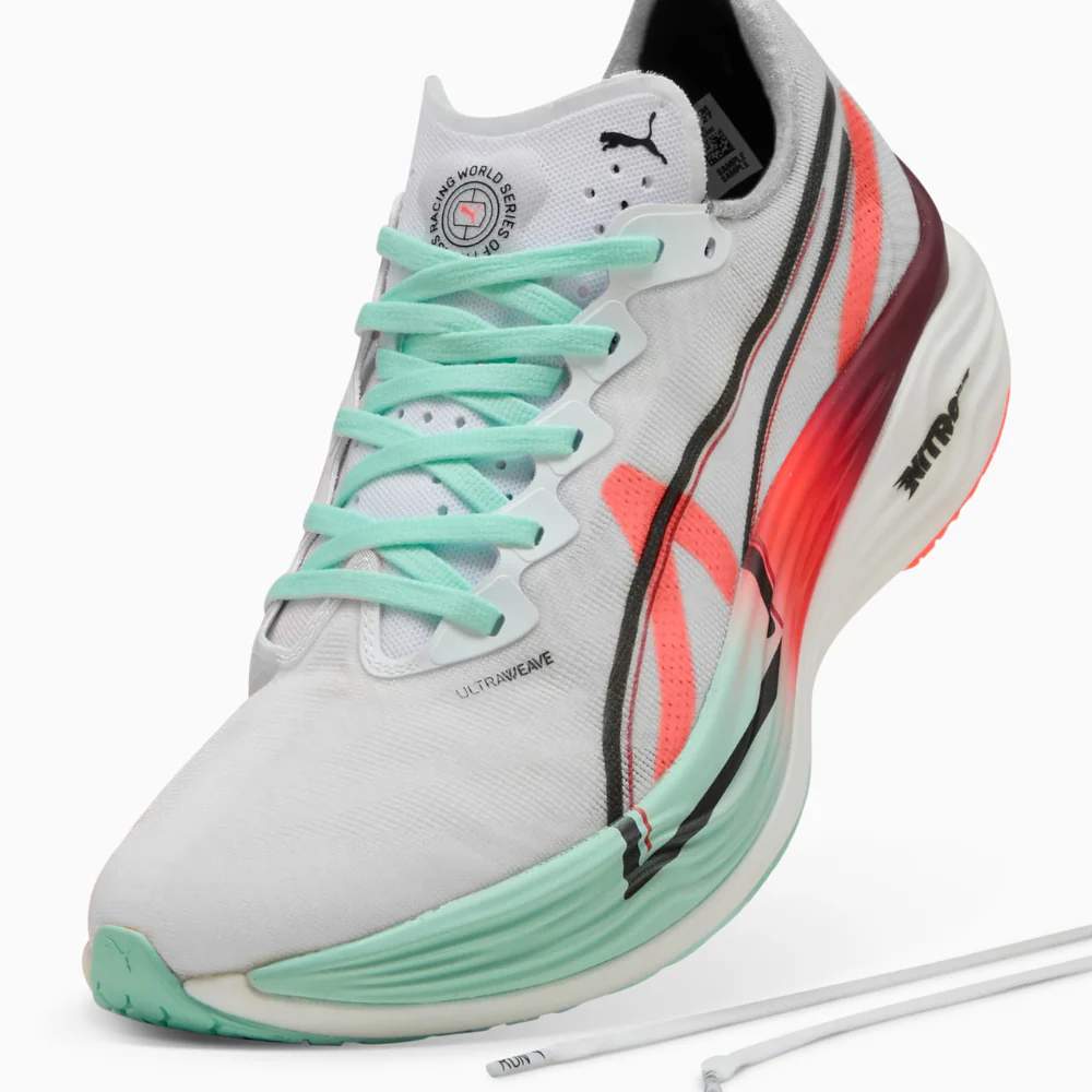 Hyrox Deviate Nitro Elite 3 Women's :White | Glowing Red - Image 6