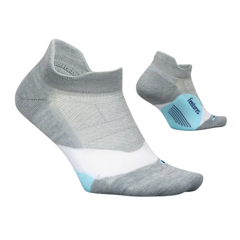 Feetures Elite Ultra Light No Show Tab :Gray Sky - Image 2