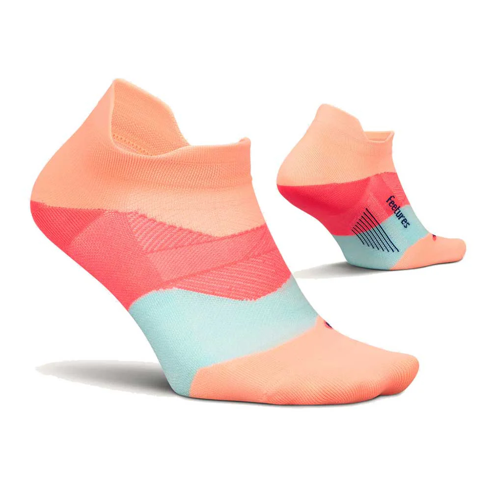 Feetures Elite Ultra Light No Show Tab :Vibrant Reef - Image 2