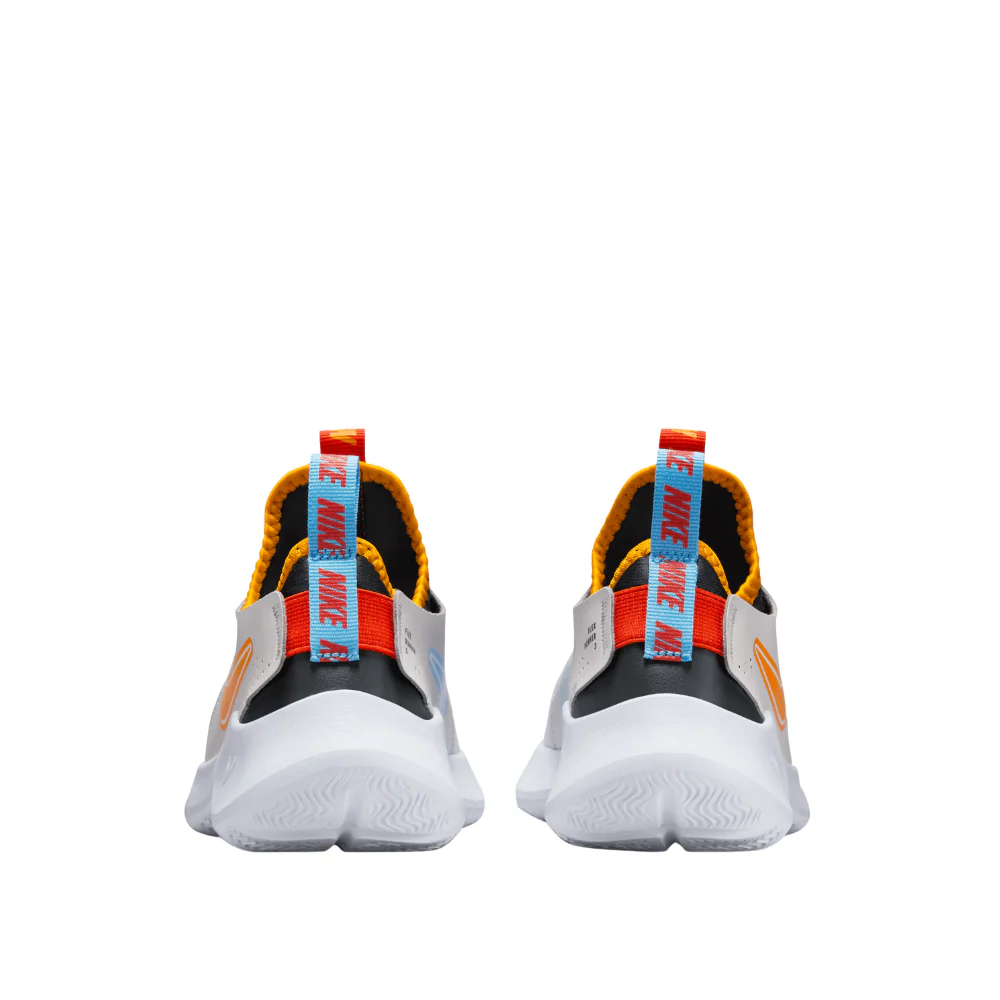 Flex Runner 3 (GS) Older Kids' :Vast Grey | Orange Peel - Image 4
