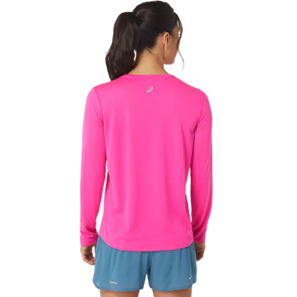 Women's Fujitrail Logo Long Sleeve Top: Pink Glow - Image 2