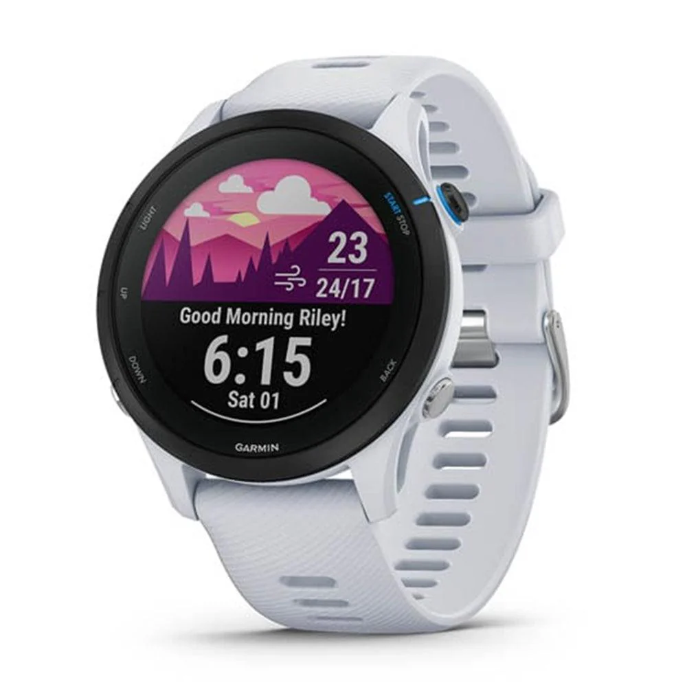 Garmin Forerunner 255 Music (45mm) :Whitestone