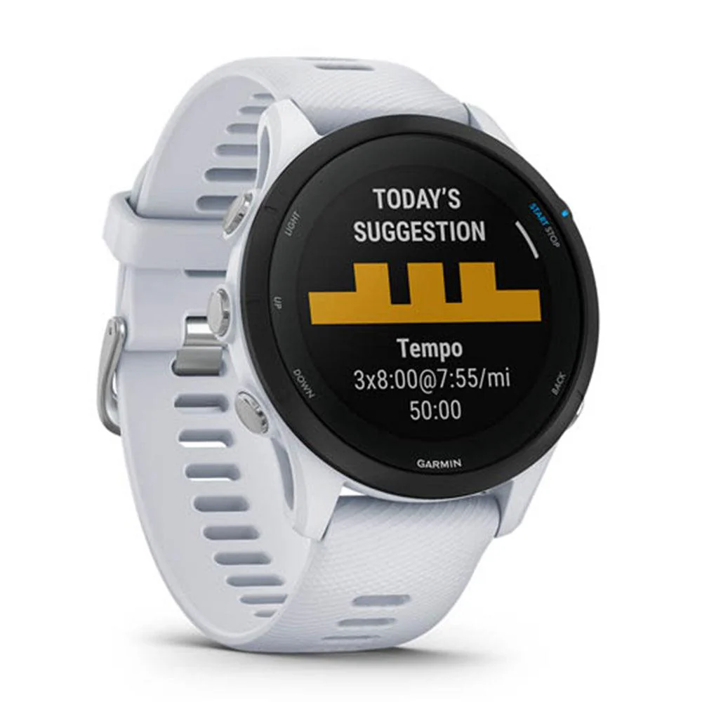 Garmin Forerunner 255 Music (45mm) :Whitestone - Image 2