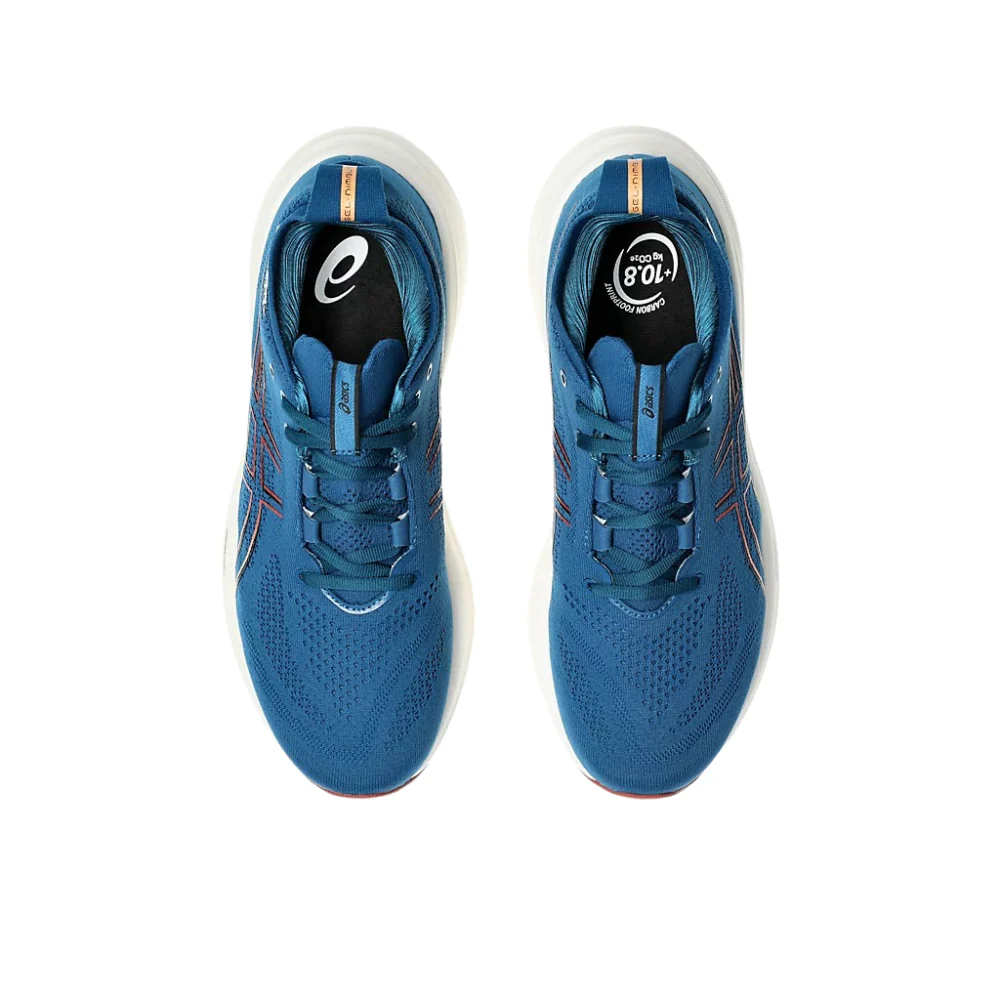Gel-Nimbus 26 (2E) Men's :Rich Navy | Faded Orange - Image 3
