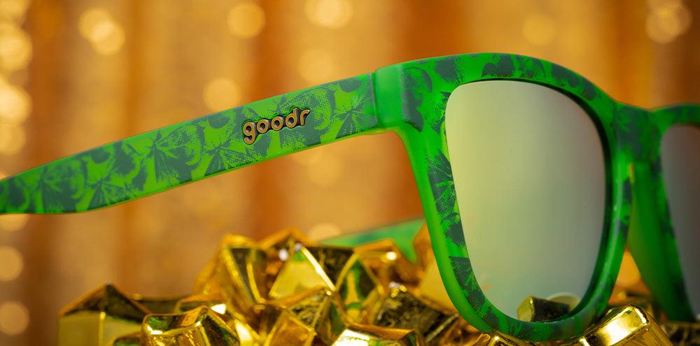 Goodr Clover Me in Gold :OG Running Sunglasses - Image 4