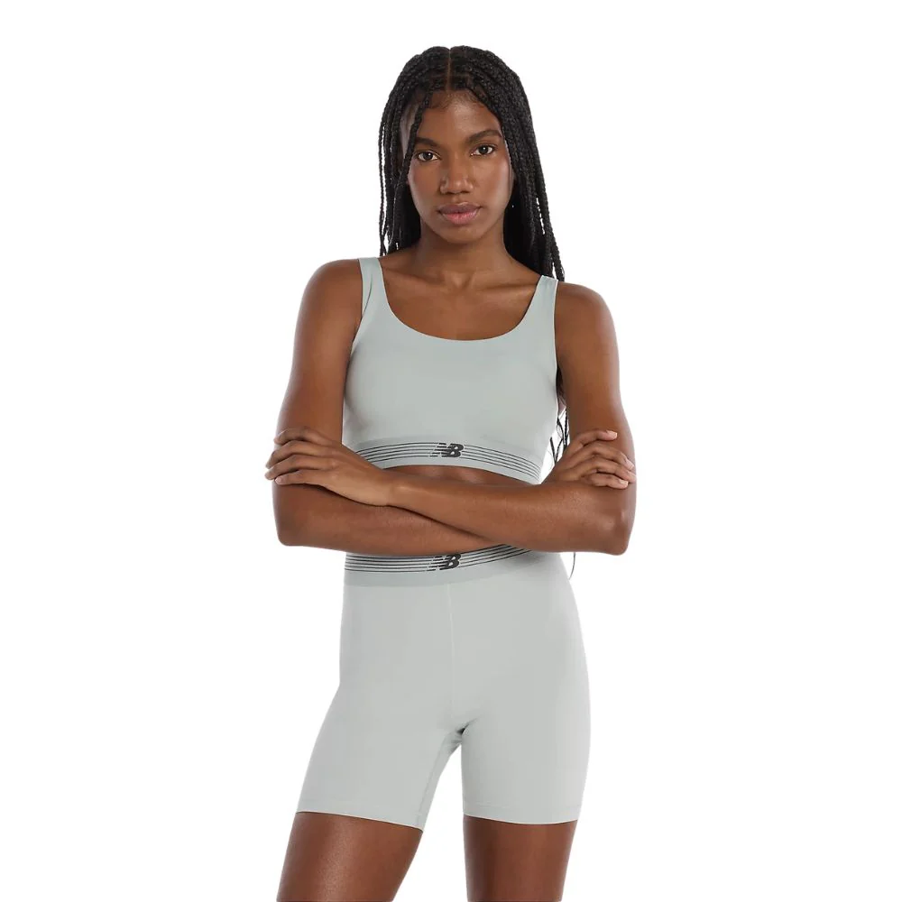 Women's Gabby Thomas Signature Collection AC Train Bra :Lone Star Grey