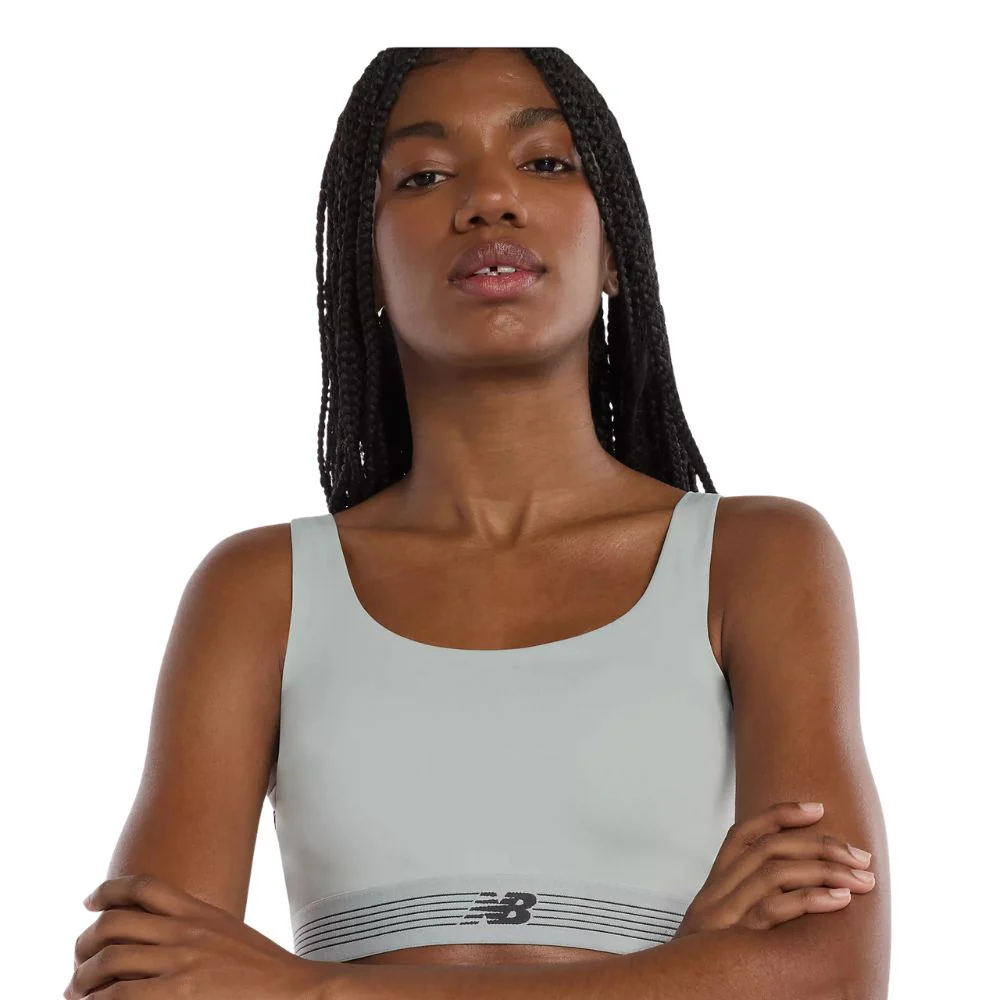 Women's Gabby Thomas Signature Collection AC Train Bra :Lone Star Grey - Image 2