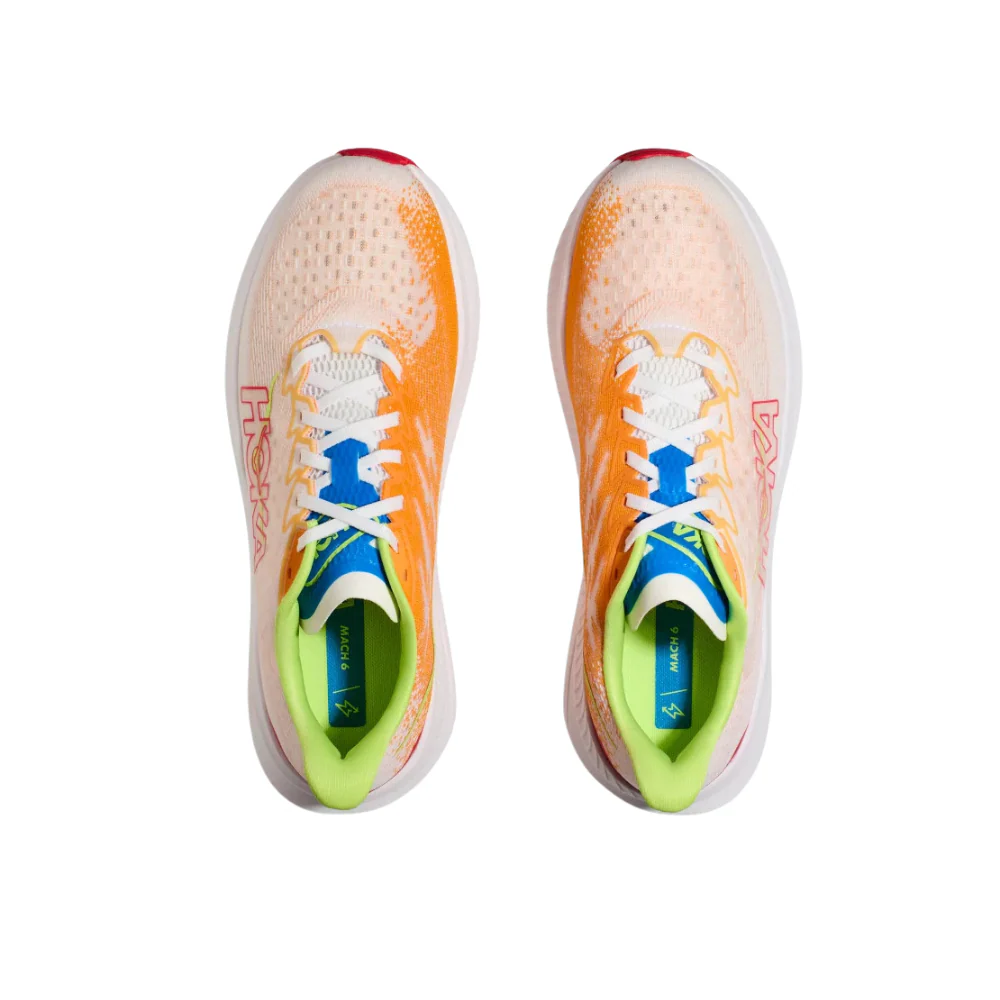 Mach 6 (Wide) Men's :White | Solar Flare - Image 2